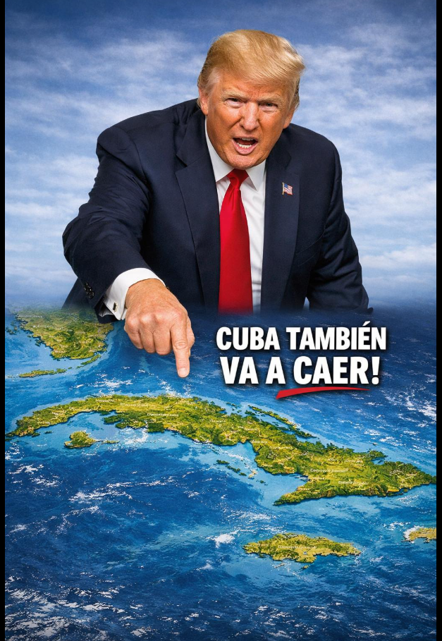 TRUMP: CUBA TAMBIÉN VA A CAER