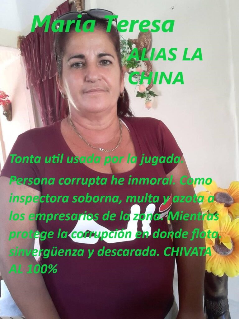EXPEDIENTE DE (LA CHINA) MARIA TERESA DOPASO MORALES