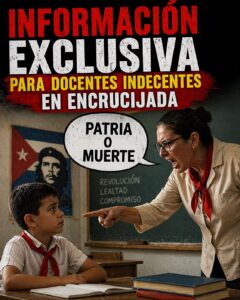 EXCLUSIVO PARA LAS DOCENTES INDECENTES DE ENCRUCIJADA
